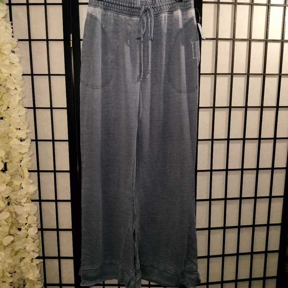 Free People Cozy Lounge Pants Dark Sapphire Size Medium - Picture 3 of 6